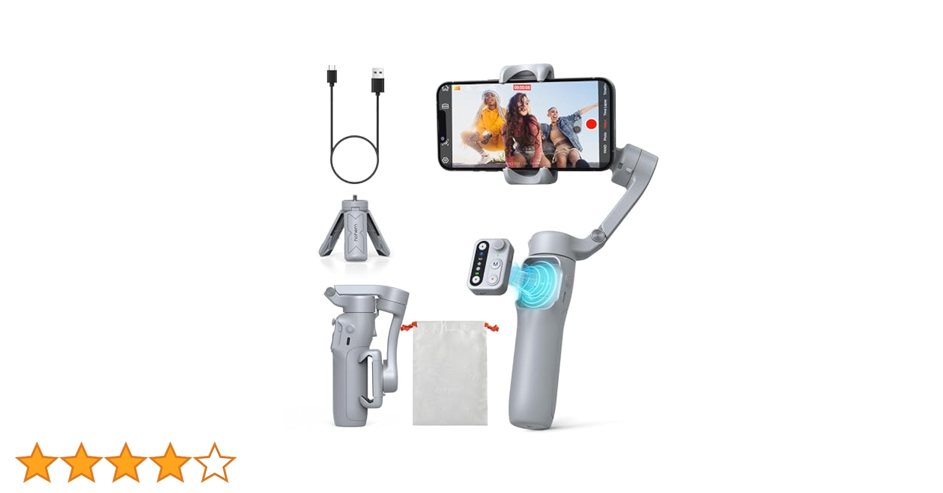 新品未開封品　hohem X3 SE 3軸スマホジンバル Amazon.co.jp: hohem X3 SE ジンバル 3軸スマホジンバル 着脱式
